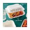 Pactiv Evergreen Foam Hinged Lid Containers, Dual Tab Lock, 8.42 x 8.15 x 3, White, PK150 YTD188010000 - alternate 5